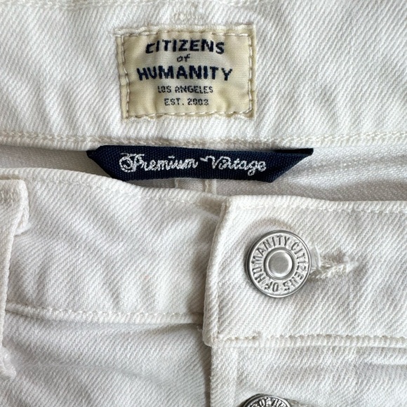 Citizens Of Humanity White High Rise Jeans - Picture 7 of 13
